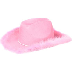 Pink Boa Cowgirl Hat/Adult