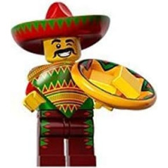 LEGO Taco Tuesday Guy #12 The Movie Minifigure Series Set 71004SEALED Mazumtirdzniecības iepakojums