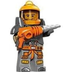 LEGO Minifigures Series 12, Space Miner #6 komplekts 71007 noslēgtā mazumtirdzniecības iepakojumā