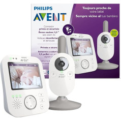 Philips Avent DECT zīdaiņu monitors (modelis SCD843/01)