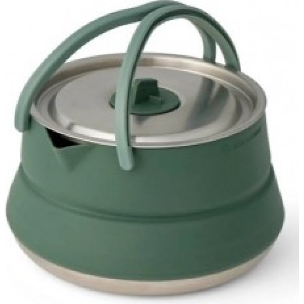 Salokāma Tējkanna DETOUR Stainless Steel Collapsible Kettle 1,6L  Laurel Wreath Green