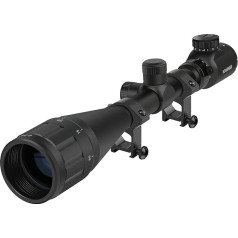 Feyachi Tactical Zielfernrohr, 6-24x50mm rot und grün beleuchtete Optik Zielfernrohr Entfernungsmesser Absehen Zielfernrohr Wasserdicht Fogproof Jagd Zielfernrohr