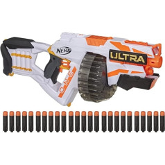 Nerf Ultra One motorizēts blasteris pārstrādājamā iepakojumā - uzlabots dizains, lielas ietilpības bungas magazīns, 25 Nerf Ultra šautriņas