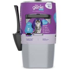 Litter Genie Plus Eimer Silver_DX