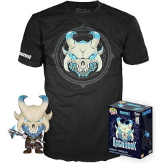 Funko 136832 Pop & Tee Fortnite Ragnarok ekskluzīvs leļļu un figūriņu komplekts, krāsains