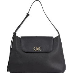 Calvin Klein Sieviešu Re-Lock Tote Bag, maza, melna (Ck Black), viens izmērs, melna (Ck Black)