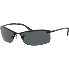 Ray-Ban Unisex saulesbrilles Top Bar rāmis: Lēcas: melna, lēcas: (Ražotāja izmērs: 63), lielas (Ražotāja izmērs: 63)