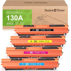 Swiss Toner 130A saderīgs ar HP CF350A CF351A CF352A CF353A CF353A tonera kasetnēm HP Color Laserjet Pro MFP M176n M177fw printeriem