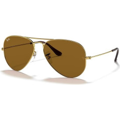 Ray-Ban Aviator pilnkrāsainas saulesbrilles (55 mm)