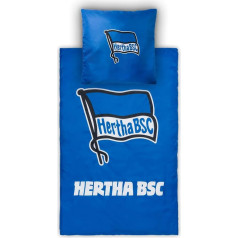 Hertha BSC Berlin Gultas veļa 135 x 200 cm un 80 x 80 cm, kokvilna, Zip