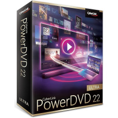 CyberLink PowerDVD 22 Ultra | Award Winning Media Player for Blu-ray/DVD Disc and Professional Media Playback and Management | Playback Virtually All File Formats | Windows 10/11 [Box]