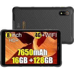 Ulefone Armor Pad Pro Outdoor Tablet Outdoor Handy Android 13, planšetdators 8.0 Zoll, 7650mAh āra viedtālrunis, izturīgs planšetdators, 16GB+128GB+2TB, IP68 Wasserdicht Tablet 4G LTE,5G WiFi,OTG,GPS,NFC,FM