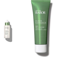 Doctor Babor Cleanformation Moisture Glow Serum, hialuroniskais serums ar pre/probiotikām sejas ādas mitrināšanai, vegāniska formula, 1 x 30 ml