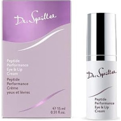 Dr. Spiller Peptide Performance Eye & Lip Cream | Noturīgs aprises | Novērš priekšlaicīgu ādas novecošanos | Acu un lūpu kopšanas līdzekļi | 15 ml