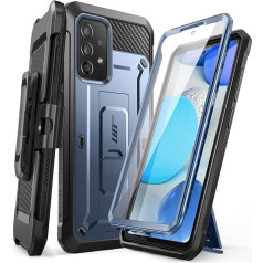 SupCase āra korpuss Samsung Galaxy A53 5G mobilajam tālrunim ar 360 grādu aizsargvāciņu [Unicorn Beetle Pro] ar iebūvētu ekrāna aizsargu (zils)