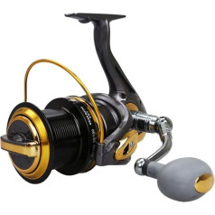 Makšķerēšanas spoles Makšķerēšanas spole Light Smooth Bass Gear Spinning Casting Left Right Saltwater saldūdens zvejas spoles saldūdens un sālsūdens zveja (izmērs: 11000)