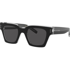 Dolce & Gabbana DG 4413 Black Crystal/Dark Grey 48/23/145 Vīriešu saulesbrilles, Black Crystal/Dark Grey