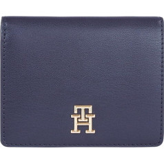 Tommy Hilfiger sieviešu maza izmēra maksts Spring Chic Bifold Wallet Small, zils (Space Blue), viens izmērs, Space Blue