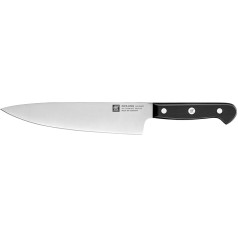 ZWILLING Gourmet virtuves nazis, 20 cm, nerūsējošais speciālais tērauds, ergonomisks plastmasas rokturis, melns, ražots Vācijā