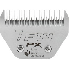 Groom Professional Pro X Wide Clipper Asmeņu klāsts, izcilība dzīvnieku kopšanā, rūdīts tērauds ar izcilu nodilumizturību un izcilu griešanas veiktspēju, ideāli piemērots lielākiem suņiem, 7F plats