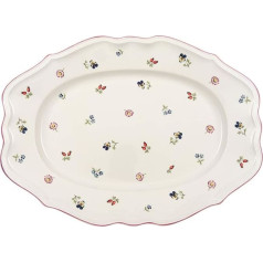 Villeroy und Boch Petite Fleur Platte ovāls, Premium Porzellan, 44 cm