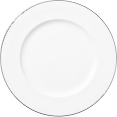 Villeroy & Boch 10-4636-2810 Anmut Platinum Nr. 1 Platte, Porzellan 1046362810 White