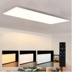 klišejas griestu gaisma LED griestu gaisma Dzīvojamā istaba Guļamistaba Virtuves panelis Dzīvojamās istabas lampa Liela 48 W 120 x 30 cm Virtuves lampa Priekšnams Garš taisnstūra griestu panelis Birojs ar pulti