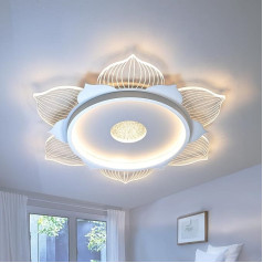 LUOLONG LED griestu gaisma Ziedu formas griestu lampa 35 W balta dzīvojamās istabas lampa 40 cm guļamistabas lampa 3000-6000 K griestu lampas Dimmable ar tālvadības pulti Dzīvojamā istaba Guļamistaba Kabinets Ēdamistaba