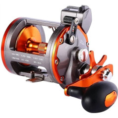 Spinnfischen Rolle Trolling Rolle Konventionelle Wind Angelrolle Für Wolfsbarsch Zackenbarsch 4,1:1/6+1BB Maximale Zugkraft 30 Kg Angelrollen