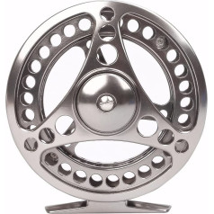 KDOQ Fly Fishing Wheel Makšķerēšanas spole CNC Machined Alumīnija Fly Makšķerēšanas spole 95mm 7/8 Krāsa kreisā labā nomaināma 2+1 lodīšu gultnis upes jūras zveja