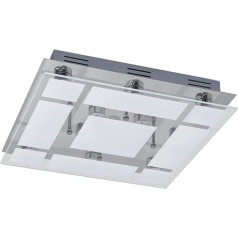 Trango 3092 Griestu gaisma ar 3 līmeņiem Dimmable LED Design Vannas istabas griestu gaisma ar 2600 lūmenu Direct 230 V