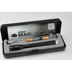 MAGLITE Mini Maglite Spectrum LED 2AAA lukturītis melns (silti balta LED)