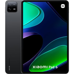 Xiaomi Pad 6 11 collu 144 Hz 2,8K WQHD displejs, Xiaomi Pad 6 planšetdators, flagmanis Snapdragon 870 procesors ar četriem stereo skaļruņiem, 8840 mAh akumulators, 33 W ātrā uzlāde, metāla vienkorpusa, 8 + 256 GB, grafīts