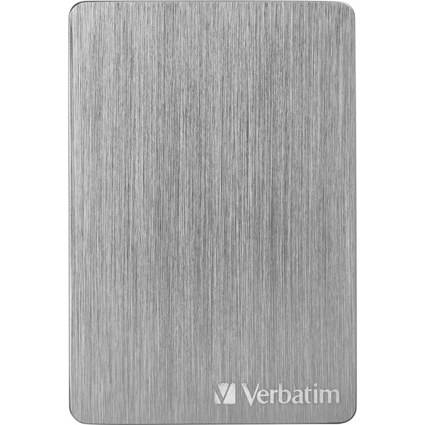 Verbatim Store 'n' Go Aluminium Slim 1TB Space Grey ārējais cietais disks USB 3.2 Gen 1 ārējais cietais disks Alumīnija cietais disks Windows un Mac OS X portatīvajam cietajam diskam USB cietais disks