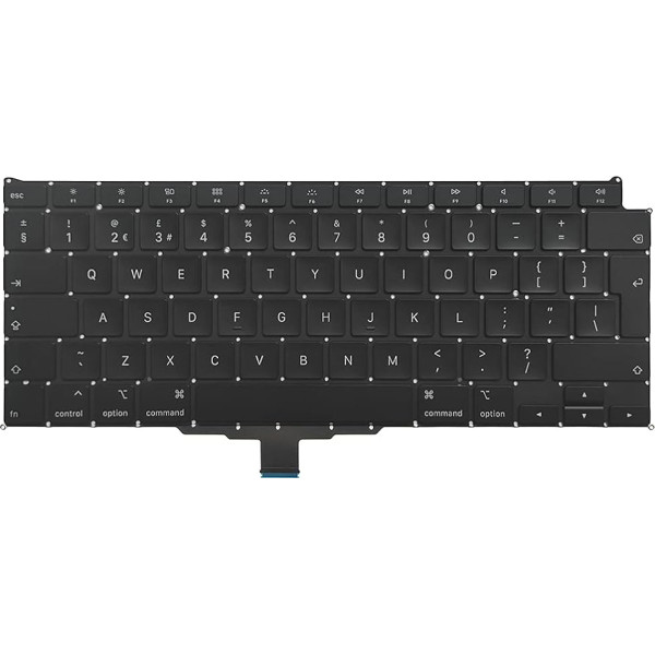 ICTION QWERTY Replacement Keyboard for MacBook Air 13 Inch A2179 UK Keyboard 2020 Year