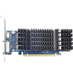 Asus GeForce GT1030-SL-2G-BRK zema profila grafiskā karte (Nvidia, PCIe 3.0, 2GB GDDR5, HDMI, DVI)