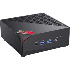 ACEMAGICIAN AM06 Pro mini kompiuteris, AMD Ryzen 7 5800U (8C/16T, iki 4,4 GHz), 16 GB DDR4 512 GB NVME SSD Mini kompiuteris su 