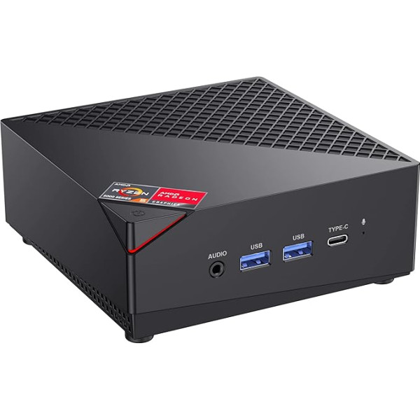 ACEMAGICIAN AM06 Pro Mini PC, AMD Ryzen 7 5800U (8C/16T, bis zu 4.4Ghz),16GB DDR4 512GB NVME SSD Mini Computer mit Win 11 Home | 4K Triple Display | Typ-C | Dual Ethernet | WiFi 6 | BT 5.2