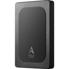 Aiolo Innovation Īpaši plāns ārējais cietais disks 4 TB USB 3.0 USB 3.0 PC, Mac, klēpjdatoram, PS4, Xbox One, Xbox 360 īpaši ātra datu pārraide A4 modelis