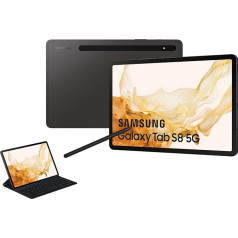 Samsung X706B Galaxy Tab S8 5G 128 GB (Graphite) 11 collu WQXGA displejs / Octa-Cora / 5G / 8GB RAM / 128GB atmiņa / Android 12.0