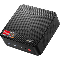 BOSGAME P3 Mini PC Gaming, AMD Radeon 680M Ryzen 9 6900HX 8C/16T Mini dators, 32GB DDR5 1TB PCIe 4.0xSSD Mini PC Windows 11 Pro, Dual LAN 2.5G, Wi-Fi 6E, BT 5.2, 4K Triple Display