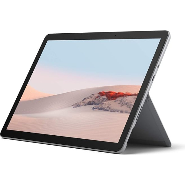 Microsoft Surface GO 2 planšetdators, 10,5 collu, 4 GB RAM, 64 GB SSD, divkodolu Intel Pentium Gold 4425Y, Windows 10 Home, platīna krāsā (atjaunots)