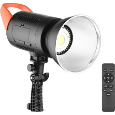 Camnoon 150W LED Video Light 5600K Studio Lights Continuous Light with Bowens Mount, Reflector, Lamp Cover and Remote Control for Product Portraits, Live Streaming, Photography