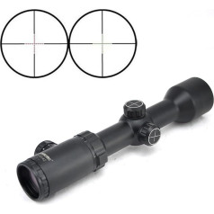 Visionking 1.5-6x42 Rifle Scope 30 mm Illuminated Red/Green Rifle Scope Sight Colour Black