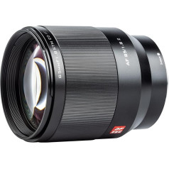 VILTROX 85 mm F1.8 Z STM portretu objektīvs Pilna formāta automātiskās fokusēšanas telefoto objektīvs portretu objektīvs Nikon Z bajoneta bezspoguļa kamerām Z5 Z50 Z6 Z6II Z7 Z7II Black