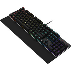 Игровая клавиатура AOC GK500 - немецкая раскладка - RGB-подсветка - Anti-Ghosting - ПО AOC G-Tools - N-Key Rollover