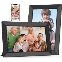 Frameo 2 Pack 10,1 collu digitālais WiFi foto rāmis ar 32 GB atmiņas, 1280x800 HD IPS skārienjūtīgā ekrāna foto rāmis, SD un USB karšu atbalsts