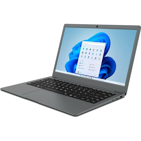 Odys mybook PRO14 SE V2 14,1 collu Full HD IPS piezīmjdators (Intel N4120 4x2,6 GHz, 4 GB RAM, 128 GB eMMC (max 1 TB SSD), 6-8 stundu akumulatora darbības laiks, Mini HDMI, USB 3.0, MicroSD, WLAN, Bluetooth) Win 11