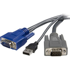 StarTech. com Svusbvga 10 10 Feet Ultraslim USB VGA 2 In 1 - КАБЕЛЬ KVM