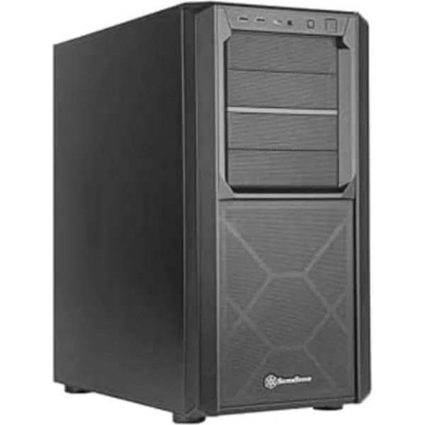 Silverstone SETA D1 Mid-Tower ATX korpuss ar atbalstu pamatplatēm līdz SSI-EEB, visaptveroša datu glabāšanas veiktspēja, SST-SED1-B